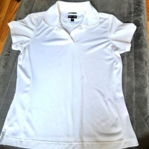 2/$20 Adidas White Polo Shirt S